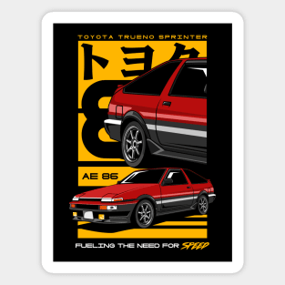 Sprinter Trueno AE86 Car Magnet